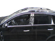 Opel Antara 2006–2017 Hromēts logu apmales komplekts ap sānu logiem (nerūsējošais tērauds) foto 1