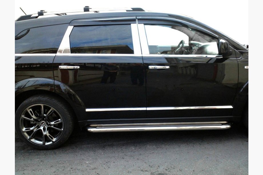 Dodge Journey 2008–2020 Durvju moldingi (4 gab., nerūsējošā tērauda) Image