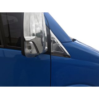 Uzlikas pie spoguļiem (2 gab., nerūsējošais tērauds) Volkswagen Crafter 2006–2016 foto 2