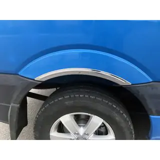 Šauras riteņu arku uzlikas (4 gab., nerūsējošais tērauds) Mercedes Sprinter W906 2006–2018 foto 1