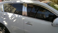 Ford Focus II 2005–2008 Durvju statņu moldings (nerūsējošais tērauds) foto 1