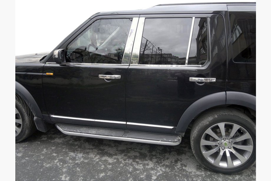 Land Rover Discovery III 2004–2009 Durvju statņu uzlikas (6 gab., nerūsējošais tērauds) Image