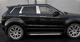 Range Rover Evoque 2012–2018 Durvju statņu uzlikas (6 gab., nerūsējošais tērauds) foto 1