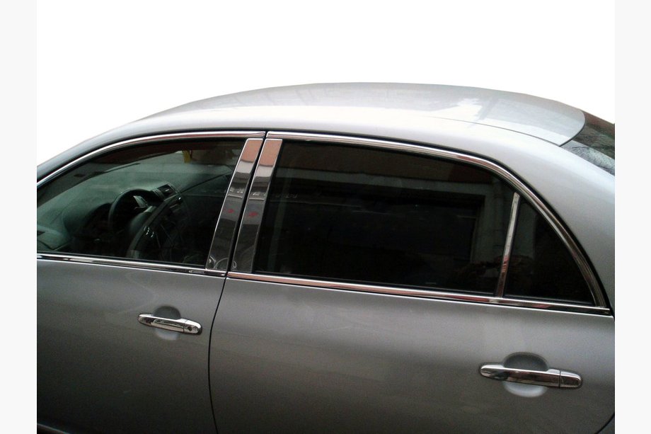 Toyota Corolla 2007–2013 Statņu uzlikas (nerūsējošais tērauds) Image
