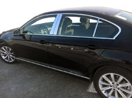 Volkswagen Passat B8 2015–2023 Durvju statņu moldingi (nerūsējošais tērauds) foto 1