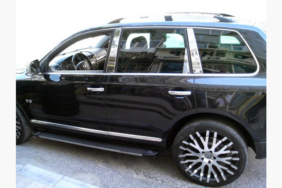 Volkswagen Touareg 2010–2018 Statņu uzlikas (8 gab., nerūsējošais tērauds) Carmos - turku teras Image