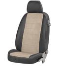 Renault Master 2011–2023 Sēdekļu pārvalki ekoloģiskā āda+audums+Alcantara Antara (priekšējie) foto 2