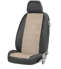 Mercedes C klase W204 2007–2015 Autosēdekļu pārvalki no eko-ādas + auduma + alkantaras Antara (pilns salons) foto 2