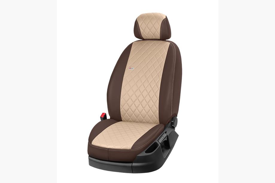 Hyundai I-20 2012–2014 Eko ādas autosēdekļu pārvalki Eco Grand 2020 (pilns salona komplekts) Foto 12