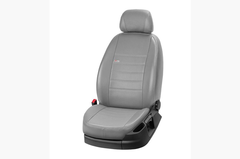 Renault Kangoo 2008–2020 Eko ādas autosēdekļu pārvalki Eco Laser 2020 (priekšējie) Foto 3
