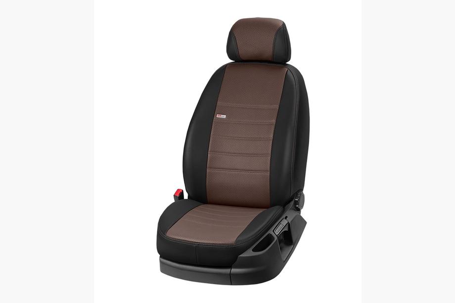 Renault Kangoo 2008–2020 Eko ādas autosēdekļu pārvalki Eco Laser 2020 (priekšējie) Foto 6