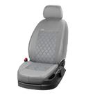 Ford Custom 2013–2022 Auto sēdekļu pārvalki no eko ādas + auduma + Alcantara Eco Prestige Antara (8 vai 9 vietas) foto 3