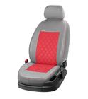 Ford Custom 2013–2022 Auto sēdekļu pārvalki no eko ādas + auduma + Alcantara Eco Prestige Antara (8 vai 9 vietas) foto 5