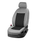 Ford Custom 2013–2022 Auto sēdekļu pārvalki no eko ādas + auduma + Alcantara Eco Prestige Antara (8 vai 9 vietas) foto 8