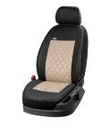 Ford Custom 2013–2022 Auto sēdekļu pārvalki no eko ādas + auduma + Alcantara Eco Prestige Antara (8 vai 9 vietas) foto 10