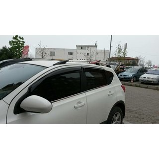 Hromēti jumta reliņi Nissan Qashqai 2010–2014 foto 2