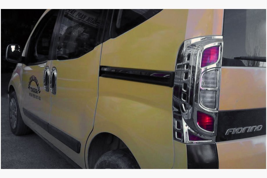 Citroen Nemo 2007–2017 Uzlikas stoplukturiem ar izliekumu (2 gab., plastmasa) Image