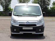 Citroen Jumpy 2007–2017 Priekšējais aizsargstienis ST009 (nerūsējošais tērauds) 60 mm foto 1