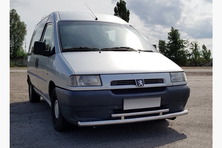 Fiat Scudo 1996–2007 Priekšējais aizsargstienis ST016 (nerūsējošais tērauds) Image