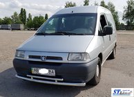 Fiat Scudo 1996–2007 Priekšējais aizsargstienis ST016 (nerūsējošais tērauds) foto 2