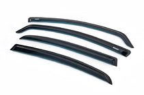 Opel Corsa D 2007–2014 Logu vēja deflektori (4 gab., Niken) foto 4