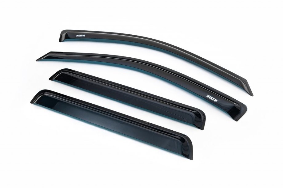 Jeep Grand Cherokee WK 2004–2010 Logu vēja deflektori (4 gab., Niken) Image