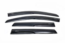 Nissan Qashqai 2010–2014 Logu vēja deflektori (4 gab., MyRacing) foto 1