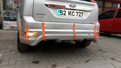 Ford Focus II 2008–2011 Aizmugurējā bufera uzlika Sedan (krāsošanai) foto 4