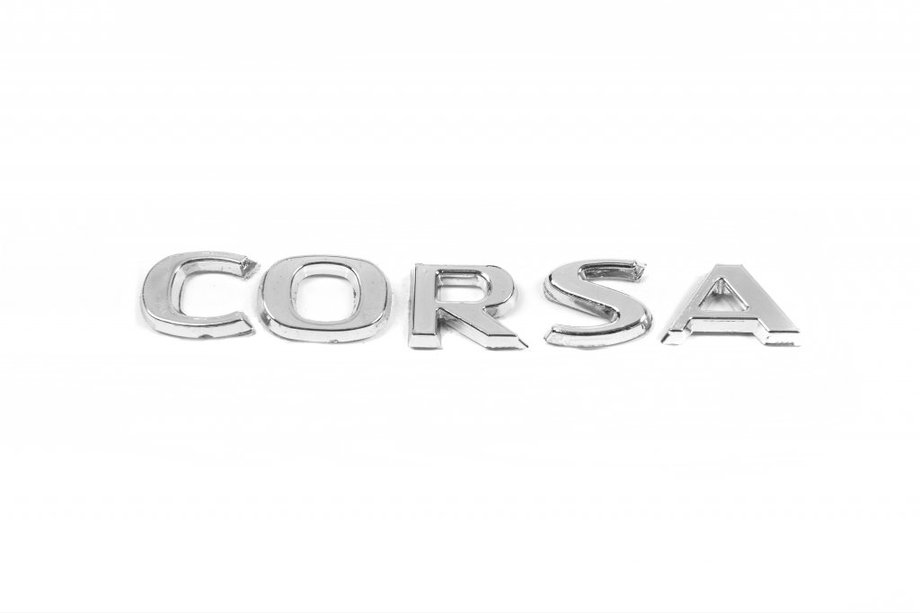 Opel Corsa D 2007–2014 Emblēma uzraksts Corsa 12,5 cm x 1,6 cm Image