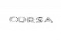 Opel Corsa D 2007–2014 Emblēma uzraksts Corsa 12,5 cm x 1,6 cm foto 1