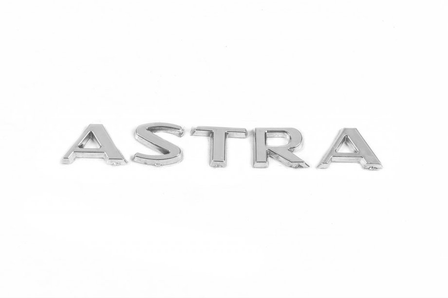 Opel Astra G Classic 1998–2012 Uzraksts Astra (128 x 17 mm) Image