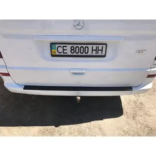 Aizmugurējā bufera aizsarguzlika ar ieloku DDU (plastmasa) Mercedes Viano 2004–2014 foto 3