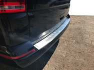Volkswagen T6 2015–2024 Aizmugurējā bampera aizsarguzlika Omsa matēta (1 durvis, nerūsējošais tērauds) foto 1