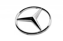 Mercedes E-class W212 2009–2016 Priekšējā emblēma (18,4 cm) foto 1