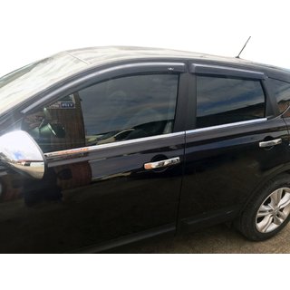 Ārējās logu apmales (4 gab., nerūsējošais tērauds) Nissan Qashqai 2007–2010 foto 1