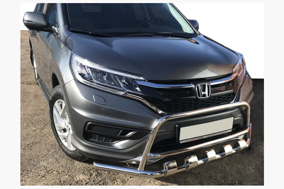 Honda CRV 2012–2016 Priekšējais aizsargstienis WT003-ST-V2 (nerūsējošais tērauds) Image