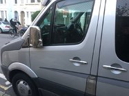 Volkswagen Crafter 2006–2016 Durvju rokturu uzlikas (4 gab., nerūsējošais tērauds) Carmos – turku nerūsējošais tērauds foto 3