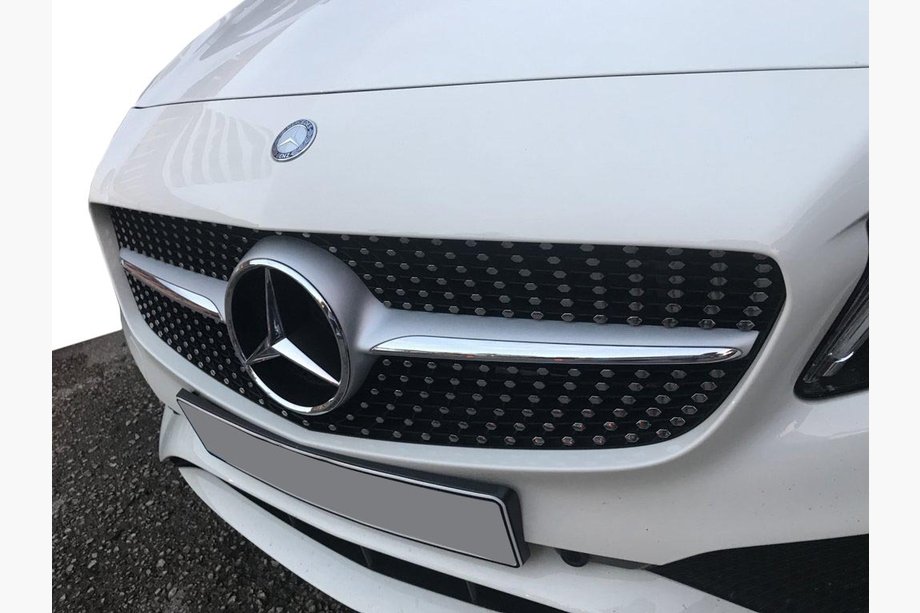 Mercedes C-class W205 2014–2021 Priekšējais režģis Diamond Silver (Avantgarde/AMG-Line/C43 AMG) 2014-2018, ar kameru Foto 7