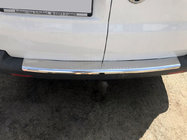 Volkswagen T5 Transporter 2003–2010 Izpārdošana! Aizmugurējā bampera aizsarguzlika ar ielocītu malu (Carmos, tērauds) foto 1