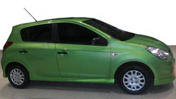 Hyundai I-20 2008–2012 Sānu sliekšņi (krāsošanai) foto 1