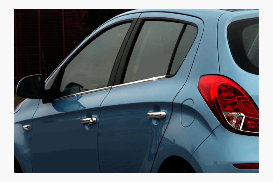 Hyundai I-20 2012–2014 Apakšējās logu līstes (4 gab., nerūsējošais tērauds) Image