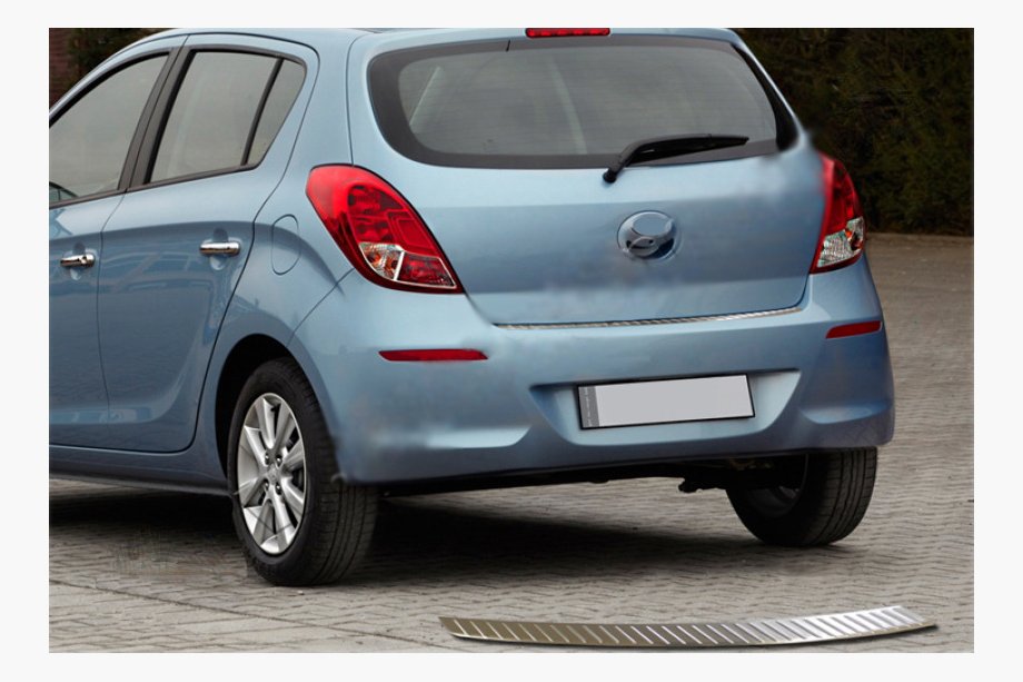 Hyundai I-20 2012–2014 Aizmugurējā bufera uzlika OmsaLine (nerūs.) Image