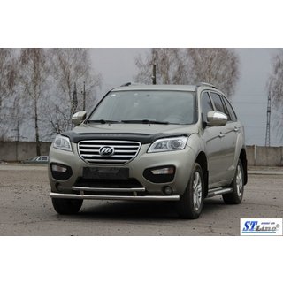 Priekšējais aizsargstienis ST014 (nerūsējošais tērauds) Lifan X60 2011– foto 2