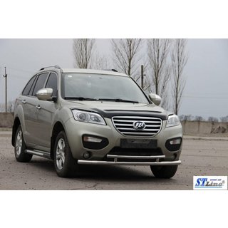 Priekšējais aizsargstienis ST014 (nerūsējošais tērauds) Lifan X60 2011– foto 3