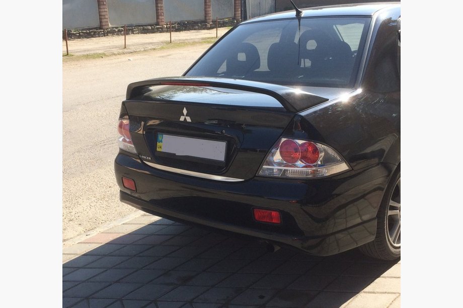 Mitsubishi Lancer 9 2004–2008 Bagāžnieka malas uzlika (nerūsējošā tērauda) Image