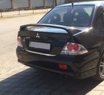 Mitsubishi Lancer 9 2004–2008 Bagāžnieka malas uzlika (nerūsējošā tērauda) foto 1