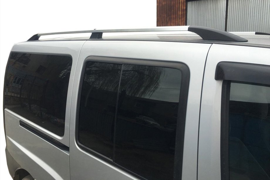 Fiat Doblo I 2001–2005 Hromēti jumta reliņi Plastmasas stiprinājuma kājas Image