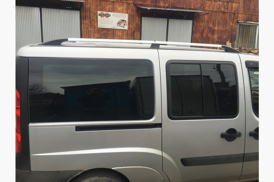 Fiat Doblo I 2005–2010 Hromēti jumta reliņi Foto 7