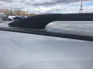 Fiat Doblo II 2010–2022 melni jumta reliņi Maxi, plastmasas kājas foto 5
