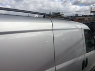 Fiat Doblo II 2010–2022 melni jumta reliņi Maxi, plastmasas kājas foto 6